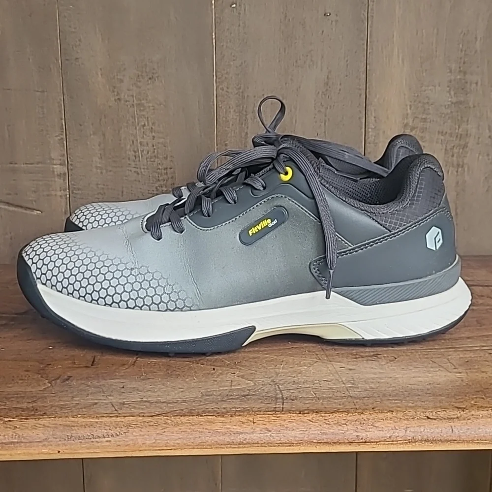 EUC Fitville Golf Shoes Men's sz 11.5W Haze Grey SpeedEx V1 Sneaker